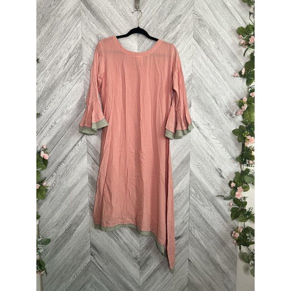 Neeru Kumar Coral Dress Size XL - Picture 6 of 7